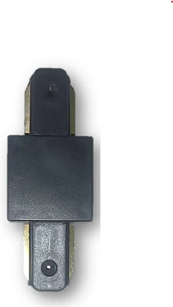 _Track/Trackline/Trackway_Connector/Jointer_for_LED_Track_Lights_Corner_Connector_for_2-Wire_Lighting_Track_Rail_(Black_Body,_Straight_Connector)