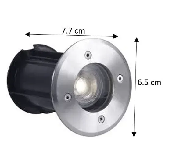 _3W_Outdoor_Garden_Under_Ground_Waterproof_Burial_Light_with_High-Power_Tampered_Glass_(3W,_Warm_White_-_3000K)