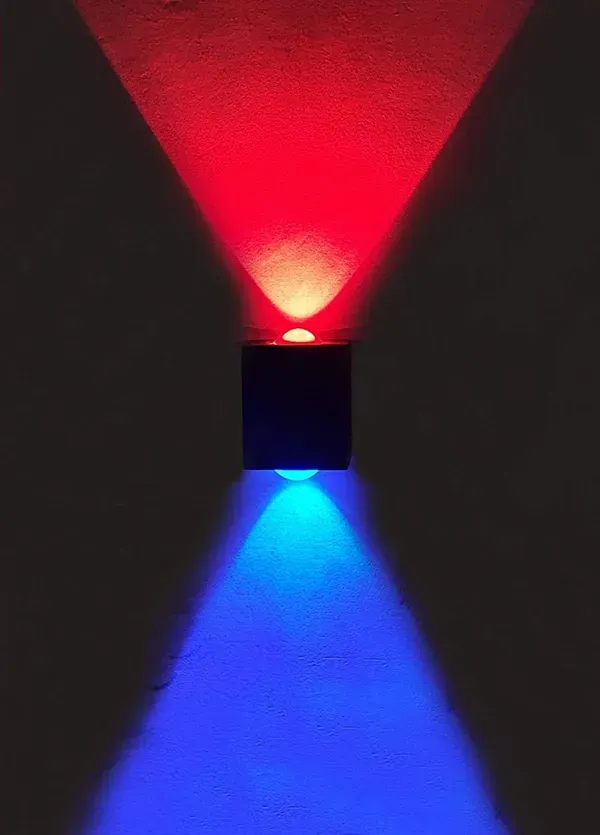 _1_Up_1_Down_LED_Outdoor_UP_Down_Wall_Light,_Waterproof,_Red_and_Blue_Color