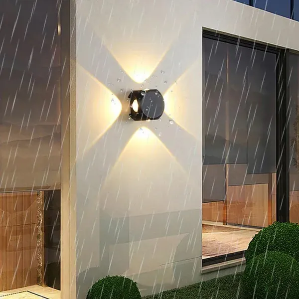 4_Way_LED_Outdoor_Waterproof_Exterior_Wall_Light_Fixture_Lamp_(Warm_White-3000k)_/_3in1_(Up-Down-Left-Right)_(Metal)_Rectangular