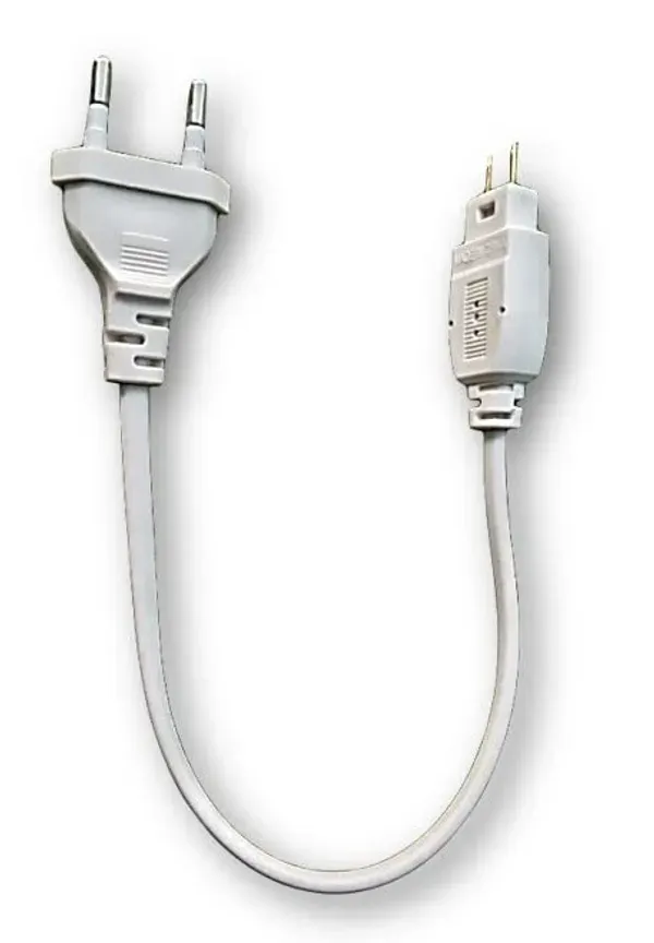 _220V_5730_Pin_Rope_Light_Connector,_8mm_Wide_Copper_Pins_for_Flexible_Rope_Light,(White_Body,_Pack_of_5)