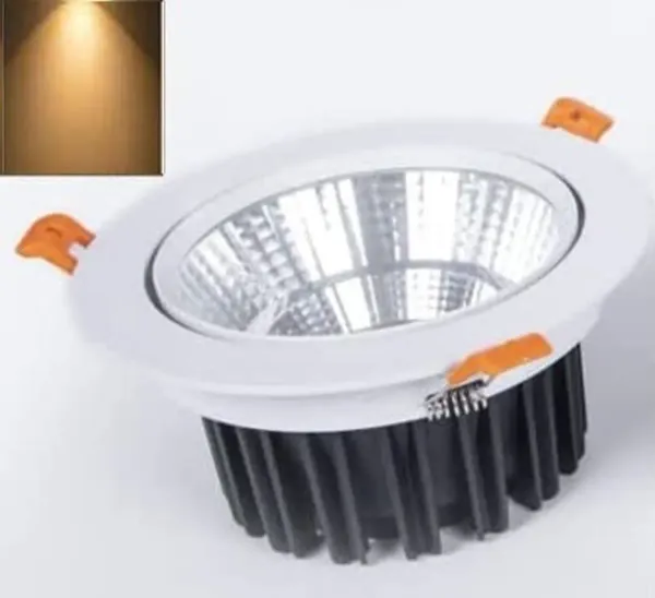 _COB_Down_Celing_Light_-_2_Years_Warranty_(Warm_White,_36_Watt)_(16_cm_x_16_cm_x_7.5_cm),_Cutout_4.6''