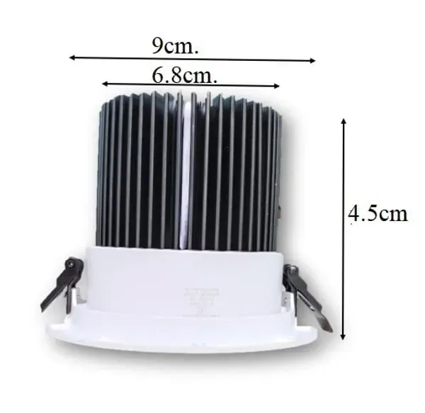_COB_Down_Celing_Light_-_2_Years_Warranty_(Warm_White,_7_Watt)_(9_cm_x_9_cm_x_4.6_cm)_Cutout_2.5''
