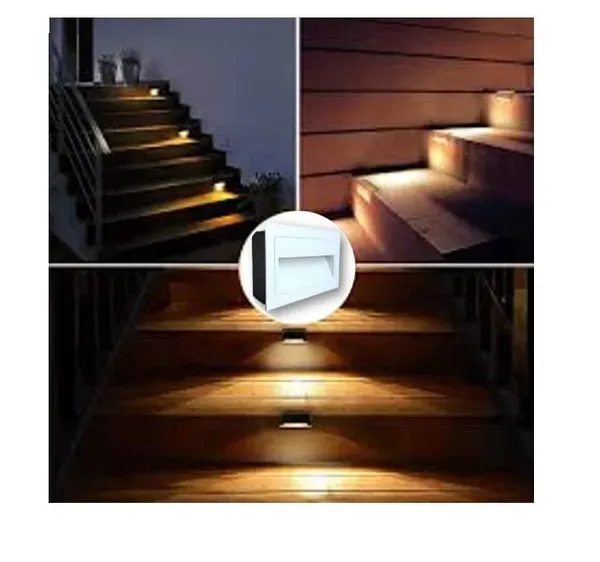 4_Modular_Aluminum_Embedded_Staircase_6W_Outdoor_White_Body_LED_Foot_Light_Step_Corner_Wall_Stair_(18_X_8.5_X_4_cm)
