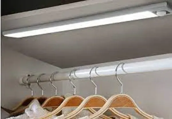 OTS_LIGHTS_36_Inches_-_3_Feet_(12Watt)_Slim_Sensor_Cabinet_Light_with_Automatic_ON/Off_Motion_Sensor/Day-Night_Sensor,_Wardrobe_Lights_and_Under_Counter_LED_Profile_Light_(Cool_White_-_6500k)