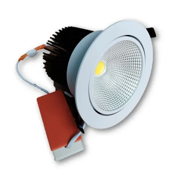 _COB_Down_Celing_Light_Movable_(Natural_White-4000k,_50_Watt)_(16_cm_x_16_cm_x_12.8_cm)_Cutout_10.7cm