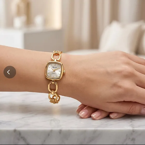 Gold_Plated_Contemporary_Square_Watch_Kada__-_White_Dial_for_women