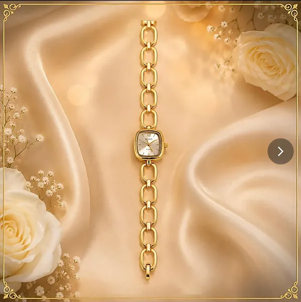 Gold_Plated_Contemporary_Square_Watch_Kada__-_White_Dial_for_women