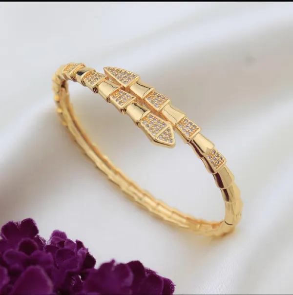 Gold_Plated_Serpentine_Kada_for_women
