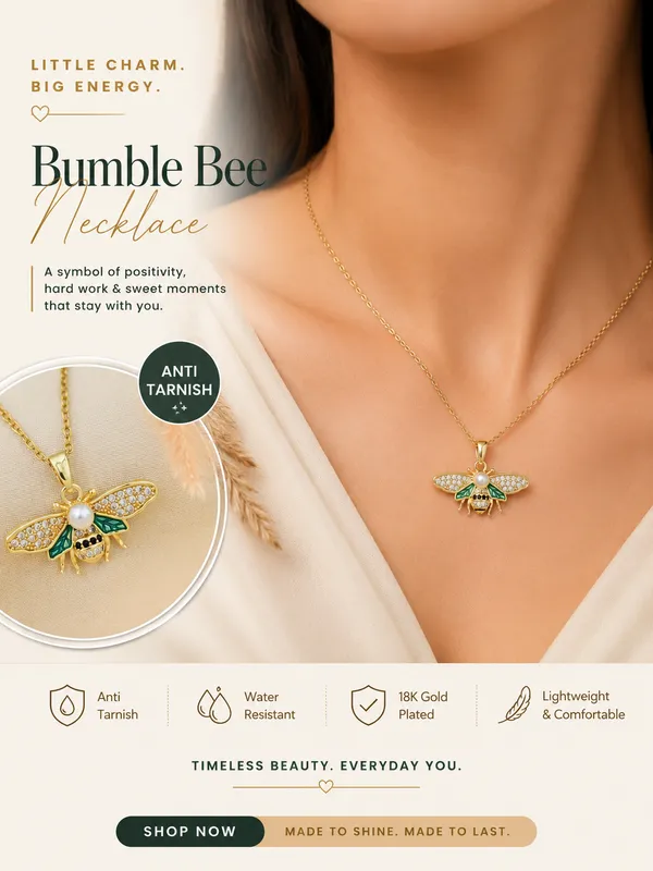 Bumblebee_Gold_Plated_Anti_tarnish_Pendant_Necklace_For_Women