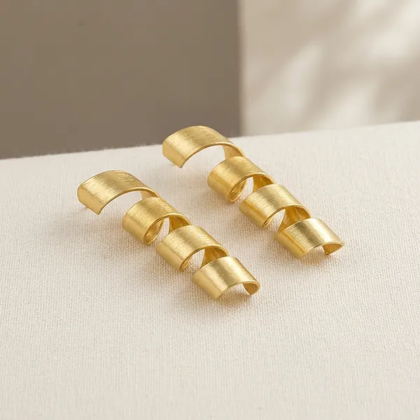 Golden_Brass_Twisted_Statement_Earrings_For_Women
