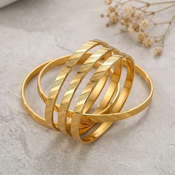 Golden_Stainless_Steel_Diagonal_Textured_Bangle_Set_Of_3_For_Women
