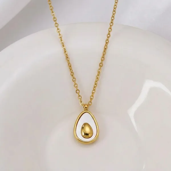 Golden_Plated_Avocado_Charm_Pendant_Necklace_For_Women