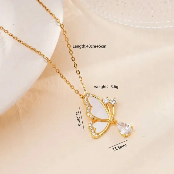 Golden_Anti-Tarnish_Plated_Mop_American_Diamond_Butterfly_Necklace_For_Women