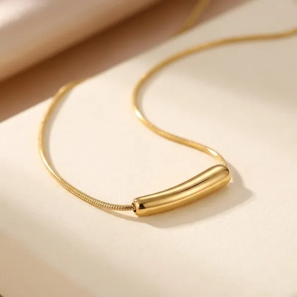 Golden_Anti-Tarnish_Plated_Bar_Pendant_Necklace_For_Women