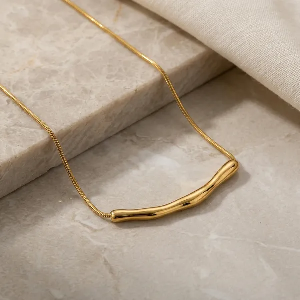 Golden_Gold_Plated_Anti-Tarnish_Long_Bar_Pendant_Necklace_For_Women