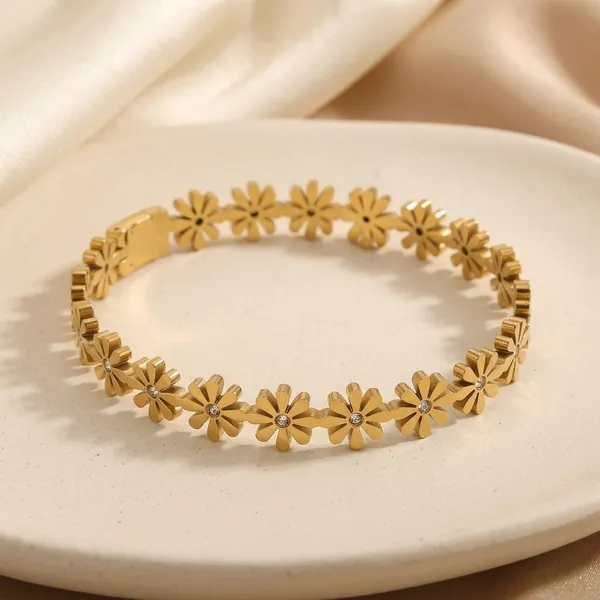 Golden_Gold_Plated_Anti-Tarnish_Floral_Kada_For_Women