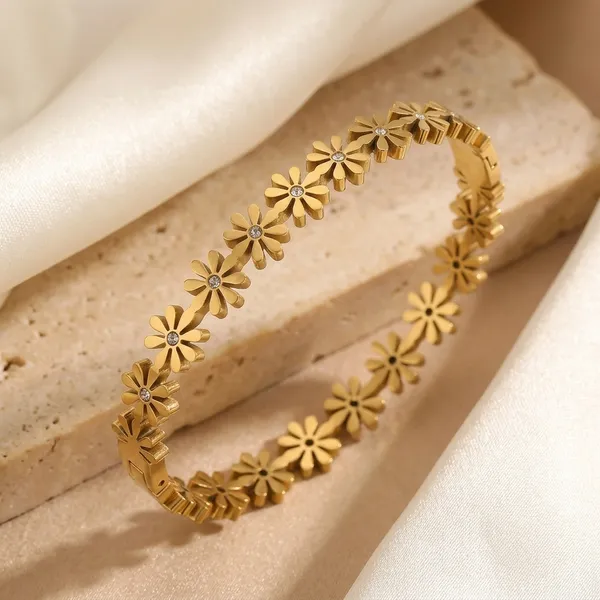 Golden_Gold_Plated_Anti-Tarnish_Floral_Kada_For_Women