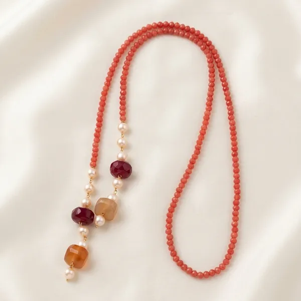 Boho_Lariat_Necklace_in_Agates_For_Women_-_Pink