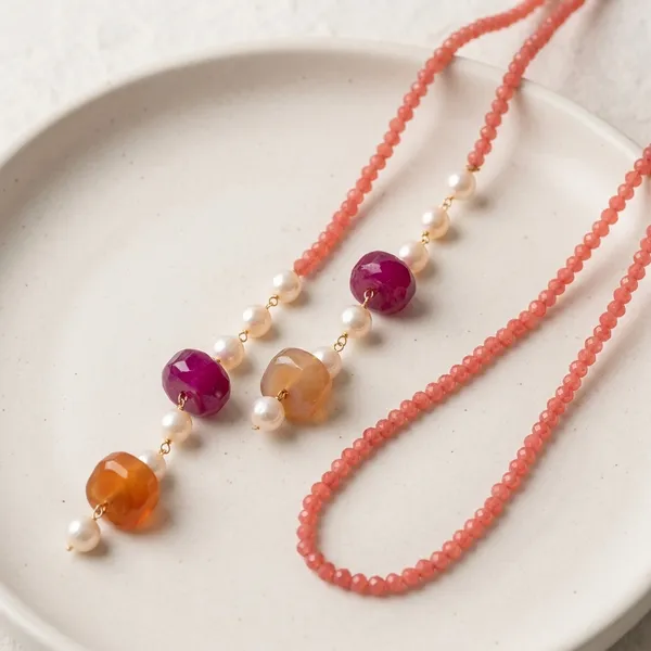 Boho_Lariat_Necklace_in_Agates_For_Women_-_Pink