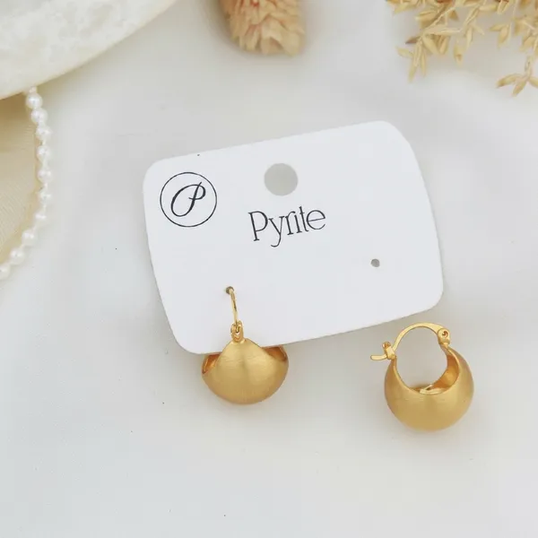 Golden_Gold_Plated_Classic_Huggie_Hoop_Earrings_For_Women
