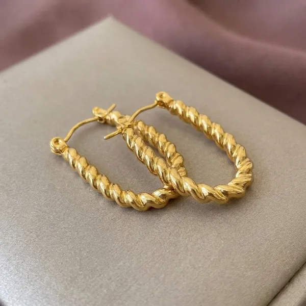 Golden_Gold_Plated_Alloy_Twisted_Hoop_Earrings_For_Women