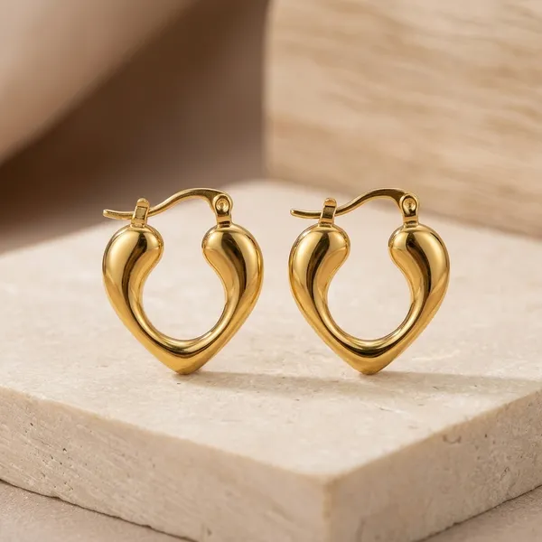 Gold_Plated_Anti-Tarnish_Open_Heart_Hoop_Earrings_For_Women