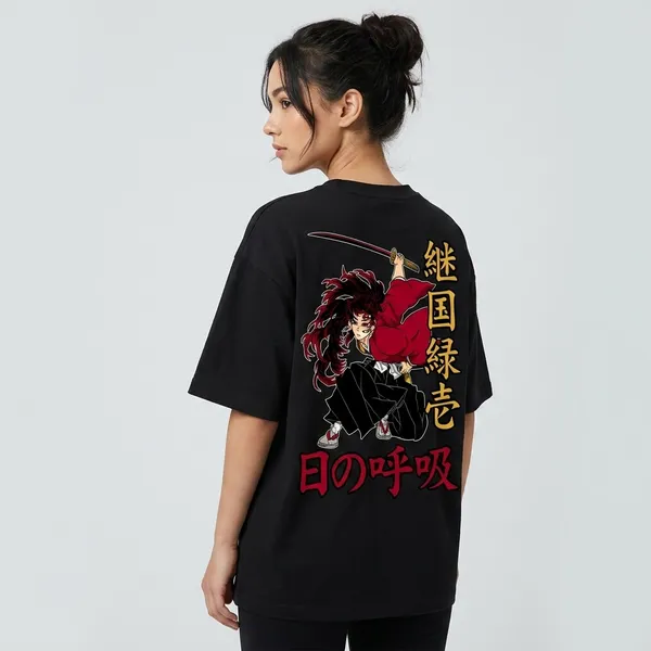 The_Sun-Breathing_Warrior_Oversized_T-shirt_(Terry_Cotton)