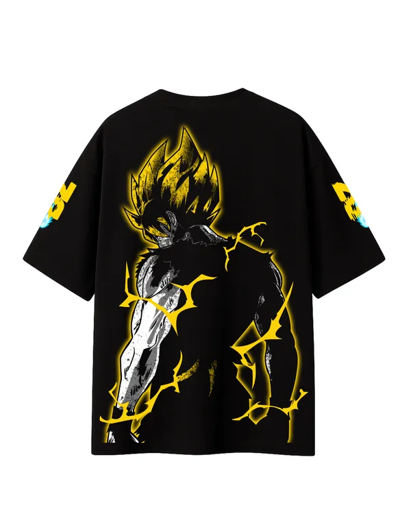 The_Super_Saiyan_Aura_Oversized_T-shirt