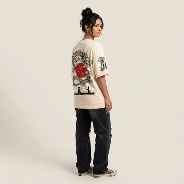Samurai_Dragon_Oversized_T-shirt_(Terry_Cotton)