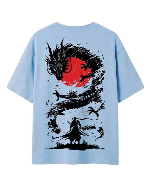 Samurai_Dragon_Oversized_T-shirt_(Terry_Cotton)