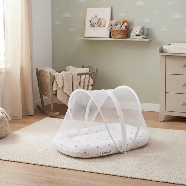 Pure_Muslin_Mini_Hearts_Printed_Foldable_Mosquito_Net_Bed