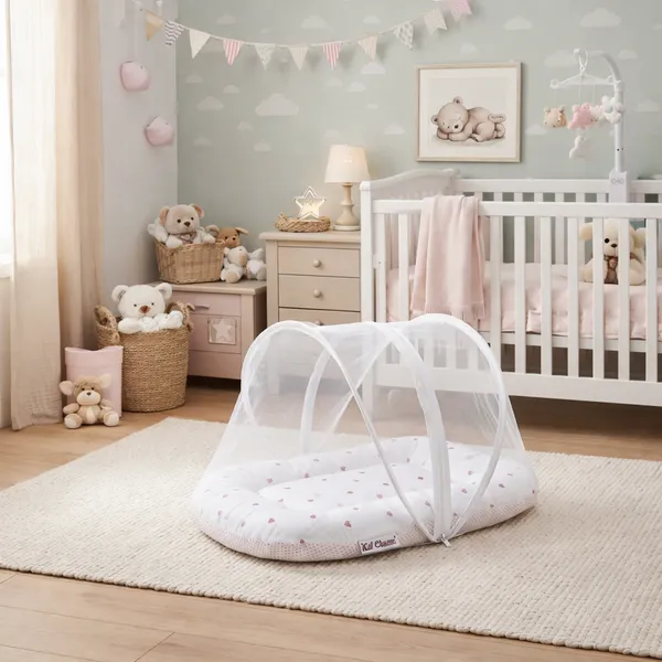 Pure_Muslin_Mini_Hearts_Printed_Foldable_Mosquito_Net_Bed
