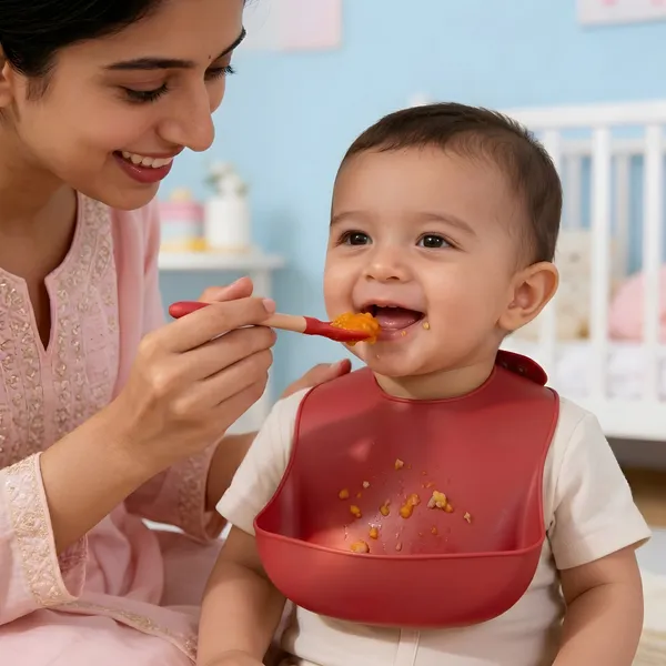 Silicone_Waterproof_Feeding_Bib_With_Food_Catcher_Pocket_For_Babies_-_Pack_Of_2