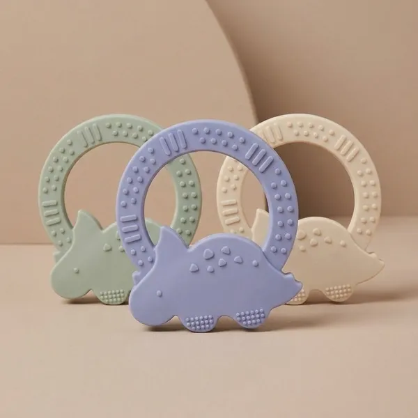 Bpa_Free_Soft_Silicone_Dinosaur_Teether_For_Babies