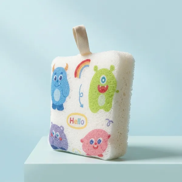 Soft_Plush_Monster_Print_Baby_Bath_Sponge_With_Hanging_Loop