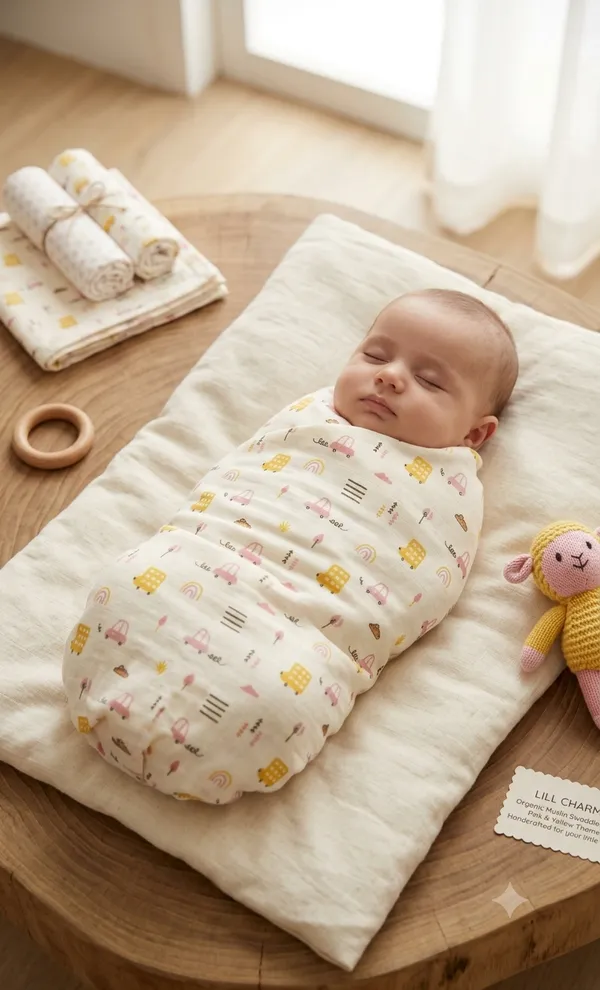 Pure_Muslin_Multicloloured_Swaddles_Multipurpose_-_Pack_Of_2