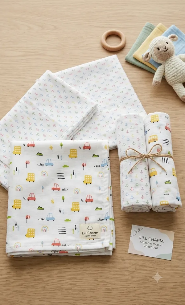Pure_Muslin_Multicloloured_Swaddles_Multipurpose_-_Pack_Of_2