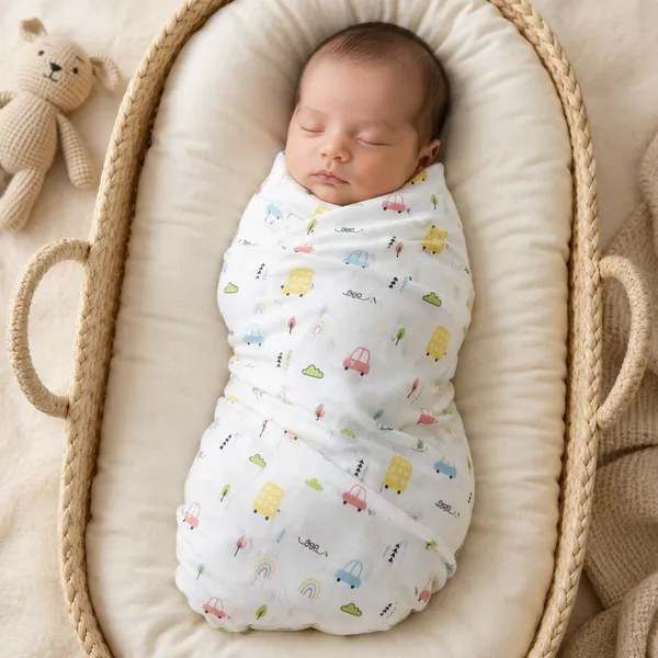 Pure_Muslin_Multicloloured_Swaddles_Multipurpose_-_Pack_Of_2