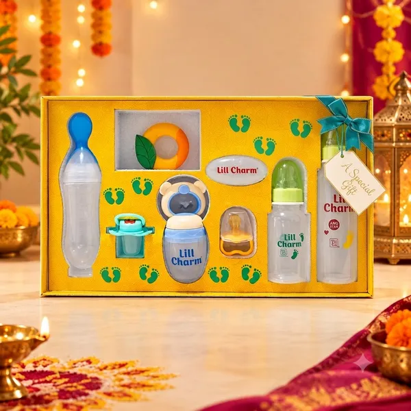 Lill_Charm_Festive_Diwali_Baby_Care_Gift_Hamper_Pack_of_8_Essential_Feeding_&_Teething_Accessories_for_Babies_|_Special_Diwali_Gift_Set_for_Newborns_&_Infants