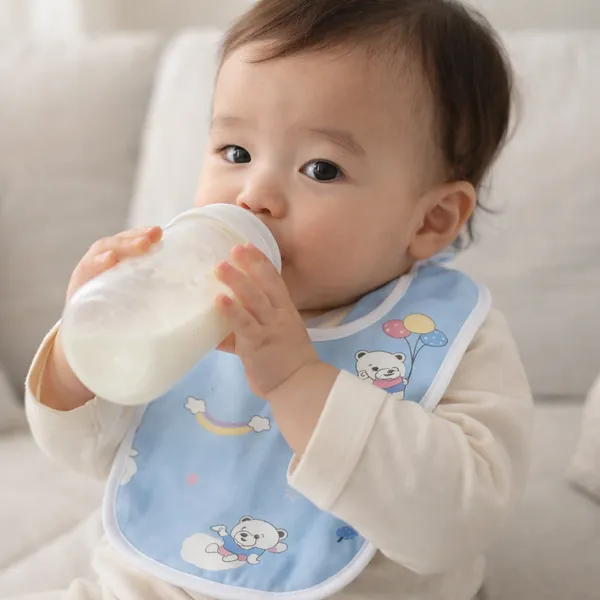 Waterproof_Muslin_Cotton_Baby_Feeding_Bib_With_Cute_Bear_Print