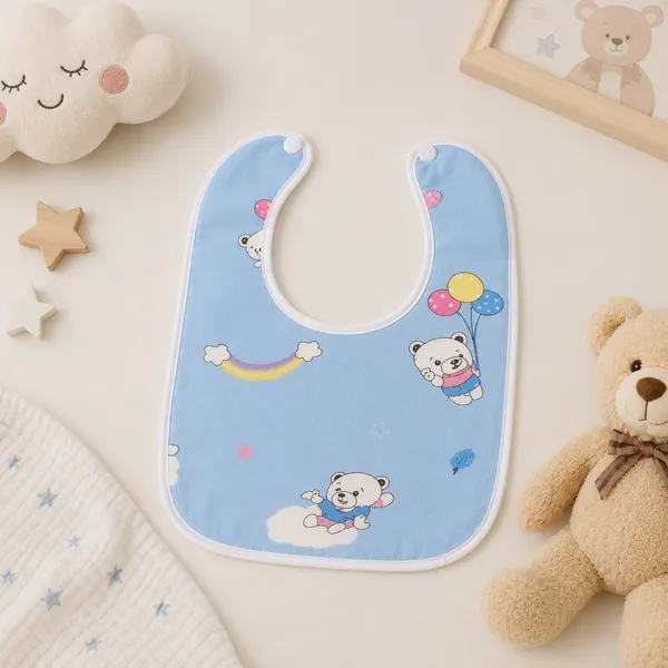 Waterproof_Muslin_Cotton_Baby_Feeding_Bib_With_Cute_Bear_Print