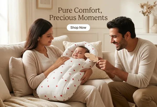 Pure_Muslin_Red_Hearts_Pattern_Baby_Nest_Bed