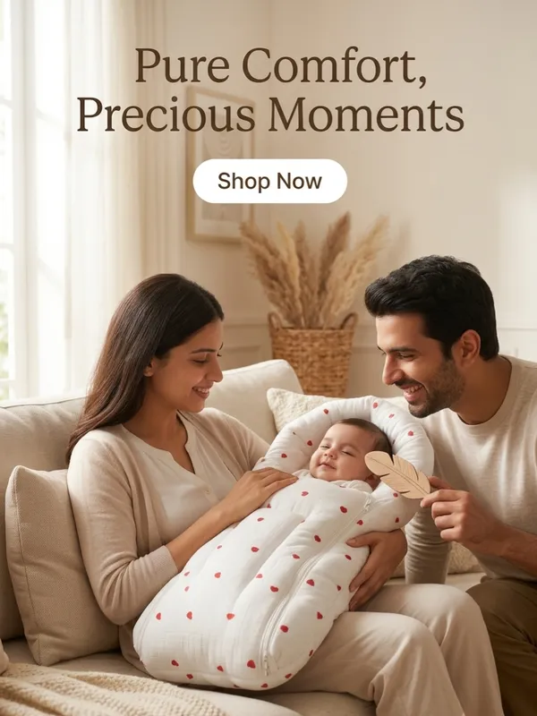 Pure_Muslin_Red_Hearts_Pattern_Baby_Nest_Bed