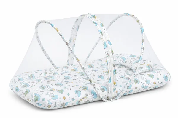 Pure_Muslin_Cat_&_Cloud_Printed_Foldable_Baby_Mosquito_Net_Bed