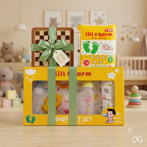 Lill_Charm_Festive_Diwali_Baby_Care_Gift_Hamper_|_Essential_Feeding,_Teething,_Organic_Muslin_Swaddle_&_Diaper_Combo_for_Newborns_and_Infants_|_Special_Diwali_Gift_Set_for_Babies