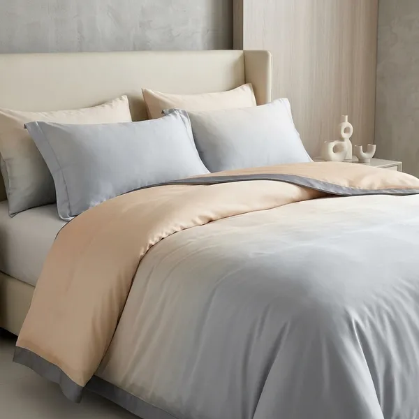 Grey_&_Beige_300_Tc_Pure_Satin_1_Bedsheet_And_2_Pillow_Cover