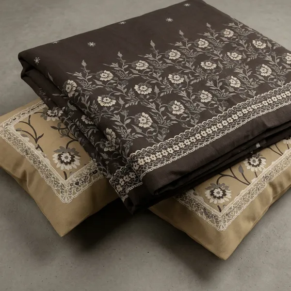 Dark_Brown_180_Tc_Cotton_Procian_1_Bedsheet_And_2_Pillow_Cover