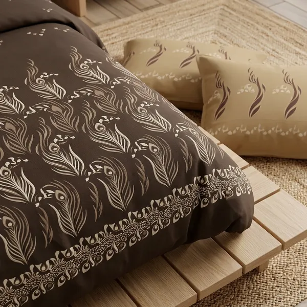 Brown_180_Tc_Cotton_Procian_1_Bedsheet_And_2_Pillow_Cover
