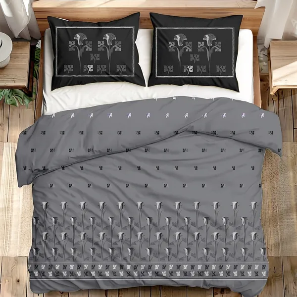 Grey_180_Tc_Cotton_Procian_1_Bedsheet_And_2_Pillow_Cover